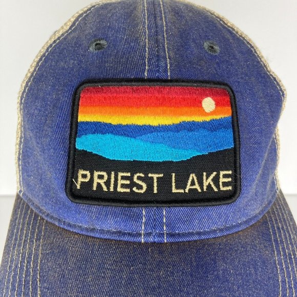 Priest Lake Idaho Adjustable Hat - Picture 2 of 8